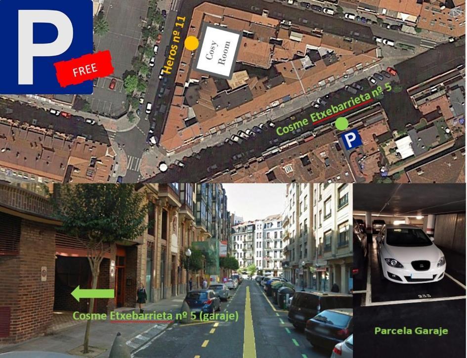 Cosy Room - Guggen º Parking Free Bilbao Ngoại thất bức ảnh